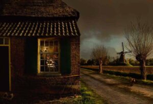 Onze lamp ✱ De smaak van Amersfoort Frituur Van Gogh | Amersfoort aardappeleters van buiten gezien